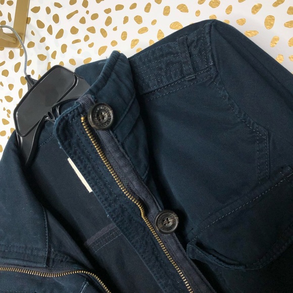 Abercrombie & Fitch field jacket navy blue large - Picture 8 of 14